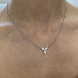 Diamond Pendant Necklace 0.6 ct White Gold
