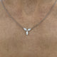 Diamond Pendant Necklace 0.6 ct White Gold