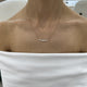 Diamond Pendant Necklace 0.8 ct Rose Gold