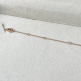 Diamond Pendant Necklace 0.8 ct Rose Gold