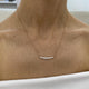 Diamond Pendant Necklace 0.8 ct Rose Gold