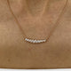 Diamond Pendant Necklace 0.8 ct Rose Gold