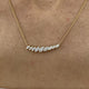 Diamond Pendant Necklace 0.8 ct Yellow Gold