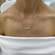 Diamond Pendant Necklace 0.8 ct Yellow Gold