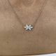 Diamond Pendant Necklace 0.8 ct White Gold