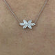 Diamond Pendant Necklace 0.8 ct White Gold