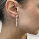 Diamond Drop Earrings 1.9 ct White Gold