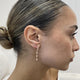 Diamond Drop Earrings 1.9 ct White Gold