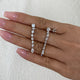 Diamond Drop Earrings 2.5 ct White Gold