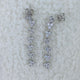 Diamond Drop Earrings 3 ct White Gold