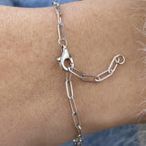 Diamond Chain Bracelet 1 ct White Gold