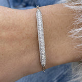 Diamond Chain Bracelet 1.1 ct White Gold