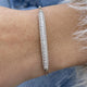 Diamond Chain Bracelet 1.1 ct White Gold
