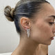 Diamond Drop Earrings 5.8 ct White Gold