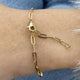 Diamond Chain Bracelet 1 ct Yellow Gold