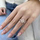Diamond Dome Ring 1.02 Carat Rose Gold 14K