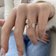 EK10070R01-R6.5 Ring 1.3 ct TCW , Solid Gold 14k