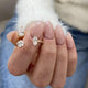 EK10070R01-R6.5 Ring 1.3 ct TCW , Solid Gold 14k