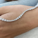 Diamond Tennis Bracelet 3.9 ct White Gold