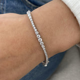 Diamond Tennis Bracelet 4 ct White Gold