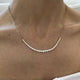 Diamond Chain Necklace 2.2 ct Yellow Gold