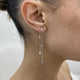 Diamond Dangle Earrings 0.6 ct White Gold