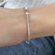 Diamond Bangle Bracelet 0.55 ct White Gold