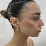 Diamond Dangle Earrings 1 ct White Gold
