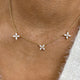 Diamond Pendant Necklace 0.8 ct Yellow Gold