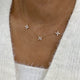 Diamond Pendant Necklace 0.8 ct Yellow Gold