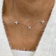 Diamond Pendant Necklace 0.8 ct Yellow Gold