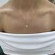 Diamond Pendant Necklace 0.4 ct Yellow Gold