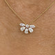 Diamond Pendant Necklace 1.5 ct Yellow Gold