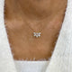 Diamond Pendant Necklace 1.5 ct Yellow Gold