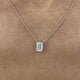 Diamond Pendant Necklace 2.10 Ct White Gold