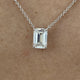 Diamond Pendant Necklace 2.10 Ct White Gold