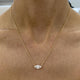Solitaire Diamond Marquise Pendant Necklace 1.50ct TCW