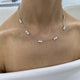 Diamond Chain Necklace 2.8 ct White Gold
