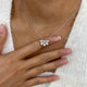 Diamond Pendant Necklace 1.5 ct White Gold