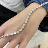 Diamond Tennis Bracelet 5 ct White Gold