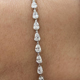 Diamond Tennis Bracelet 3.3 ct White Gold