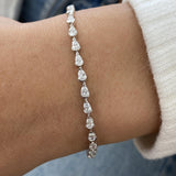 Diamond Tennis Bracelet 3.30 ct White Gold