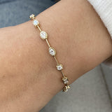 Diamond Tennis Bracelet 1.9 ct Yellow Gold