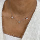 Diamond Pendant Necklace 0.8 ct White Gold
