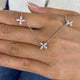 Diamond Pendant Necklace 0.8 ct White Gold