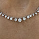 Diamond Chain Necklace 4.5 ct White Gold