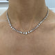 Diamond Chain Necklace 4.5 ct White Gold
