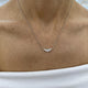 Diamond Pendant Necklace 0.5 ct White Gold