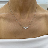 Diamond Pendant Necklace 0.5 ct White Gold