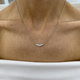 Diamond Pendant Necklace 0.5 ct White Gold